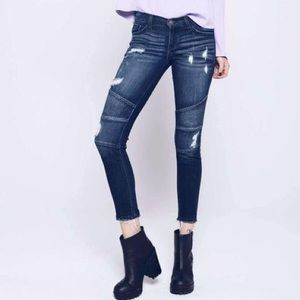 KanCan MOTO ANKLE SKINNY JEANS